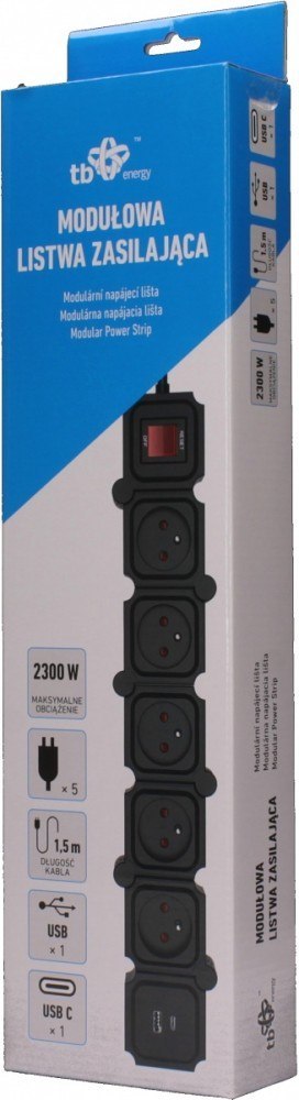 Energy Modułowa Listwa Zasilająca 1,5m