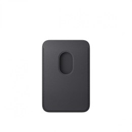 Portfel z tkaniny FineWoven z MagSafe do iPhonea - czarny