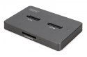 Stacja dokująca dysków | USB-C 3.2 Gen2 10Gbps | SSD M.2 NVMe + SATA (max. 2x 4TB) | Czytnik kart SD-Express 7.1 (max. 2TB) | Cz