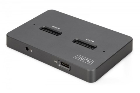 Stacja dokująca dysków | USB-C 3.2 Gen2 10Gbps | SSD M.2 NVMe + SATA (max. 2x 4TB) | Czytnik kart SD-Express 7.1 (max. 2TB) | Cz