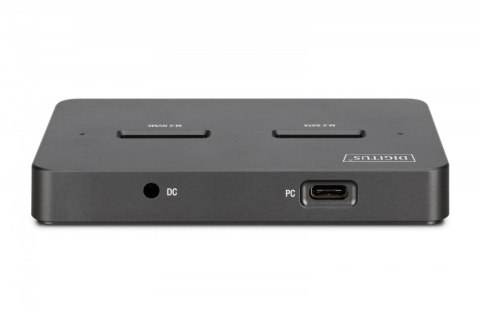 Stacja dokująca dysków | USB-C 3.2 Gen2 10Gbps | SSD M.2 NVMe + SATA (max. 2x 4TB) | Czytnik kart SD-Express 7.1 (max. 2TB) | Cz