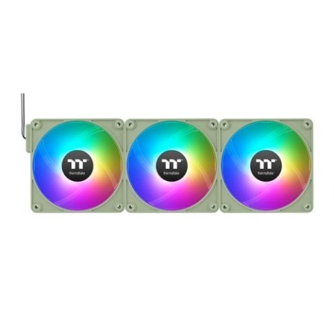 Wentylator - CT120 EX ARGB (3x120mm, PWM, łączenie magnetyczne) Matcha Green