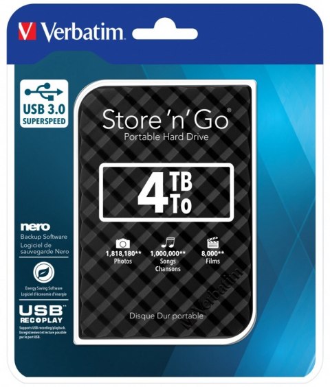 Dysk zewnętrzny HDD 4TB Store n Go USB 3.0 53223