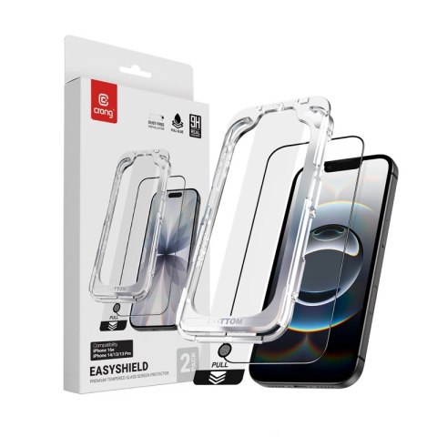 EasyShield 2-Pack - Szkło hartowane iPhone 17e / 16e / 14 / 13 / 13 Pro (2 sztuki)