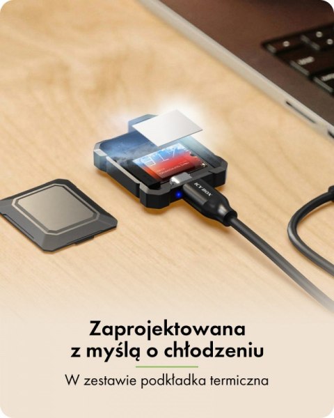 Obudowa mini IB-1601MP-CU31 Mini M.2 NVMe obudowa dla M.2 2230