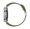 Smartwatch Atom srebrny stalowy