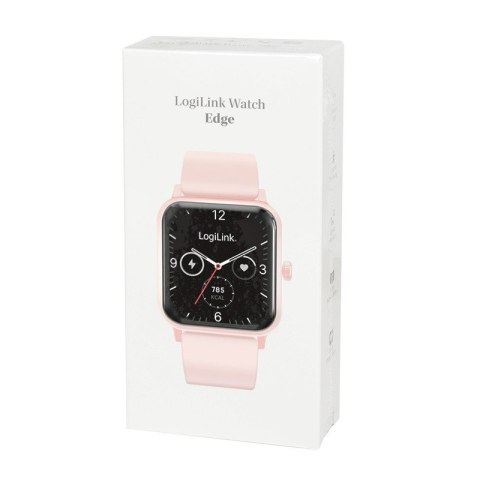Smartwatch LCD, BT5.2 IP68, różowy