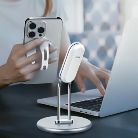 Stojak MagSafe SIM-300 na smartfon srebrny