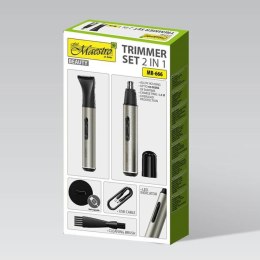Zestaw trymerów 2w1 USB-C MR-666