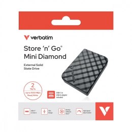 Dysk SSD Mini Diamond 2TB USB-C 2TB 32026