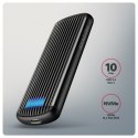 EEM2-SC Obudowa zewnętrzna aluminiowa bezśrubowa USB-C 3.2 Gen 2 10Gbps - M.2 NVMe SSD, długość 30 do 80 mm szary