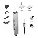 HUB USB3.2 3xUSB-A, 1x RJ45 Gigabit Ethernet