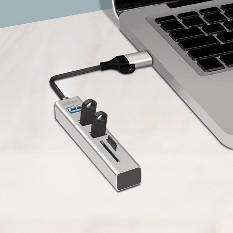Hub 3xUSB3.0 z czytnikiem kart pamięci