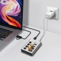 Hub 4xUSB3.2 Gen1 z przełącznikiem on/off