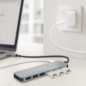 Hub 7 portów USB3.2 USB-A, 5 Gbps, 20W PD