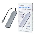 Hub 7 portów USB3.2 USB-A, 5 Gbps, 20W PD