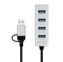 Hub USB3.0 4-porty USB- A 5Gbit/s