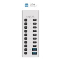 Hub USB3.2 10-portow USB-A/C, funkcja on/off