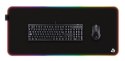 KM-P7 RGB podkładka pod mysz i klawiaturę XXL gamingowa| 900x400x4mm | wodoodporna | gumowany spód | aplikacja G-aim Control Cen