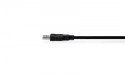 Kabel adapter USB 2.0 do RS232 (DB9) | Chipset FTDI (FT232RNL) | PVC, czarny | Mocowanie w tulejkach gwintowanych | 1.8m