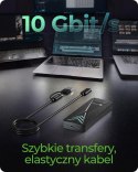 Obudowa dysku IB-1805ML-CU31 NVMe M.2 SSD, RGB oświetlenie