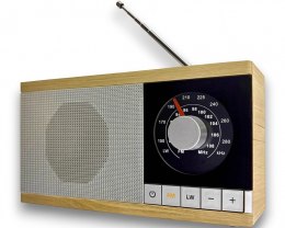 Radio Krystyna w drewnianej obudowie