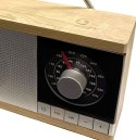Radio Krystyna w drewnianej obudowie