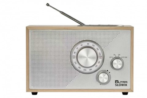 Radio OR SŁOWIK USB/BT jasny brąz