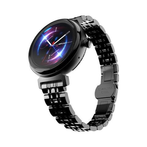 Smartwatch Aura Amoled damski czarny