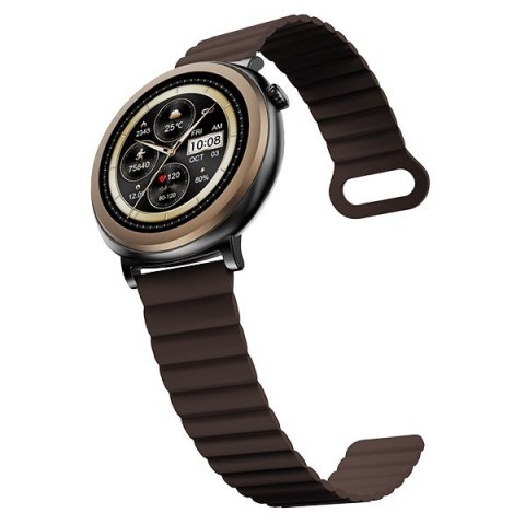 Smartwatch Aurora Amoled rozmowy AI bršzowy