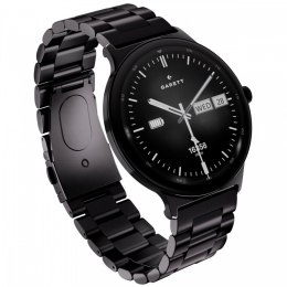 Smartwatch Quantum czarny stalowy
