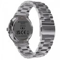 Smartwatch Quantum srebrny stalowy