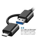 Stacja dokująca USB-C do HDD/SDD 2.5/3.5'