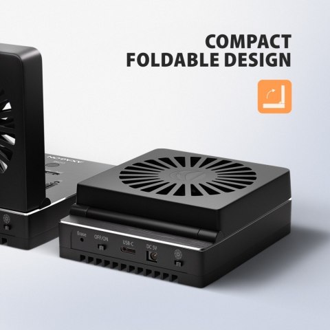 ADSA-M2C44 Stacja dokująca USB4 dla 4x M.2 NVMe SSD z funkcją klonowania dysków bez komputera