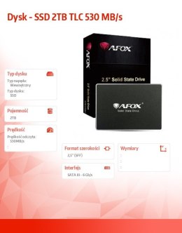 Dysk - SSD 2TB TLC 530 MB/s