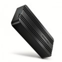EEM2-40G Obudowa zewnętrzna aluminiowa USB4 Gen 3x2 M.2 SSD NVMe 40Gbps passive, USB-C cable, silicon sleeve