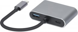 Hub USB Typ-C 4w1 4k 30Hz VGA