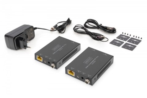 Przedłużacz / Extender HDMI 70m po skrętce kat.5e/6/7 4K 60Hz PoC (Power over Cable) (zestaw)