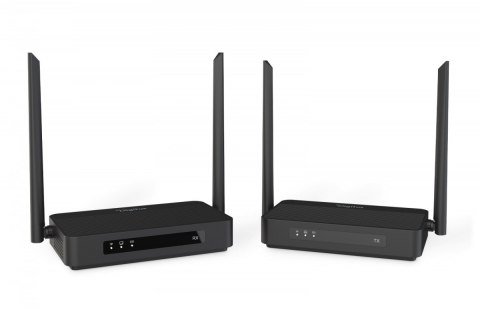 Przedłużacz / Extender HDMI bezprzewodowy z KVM do 100m | UHD 4K@60Hz | Audio | Niskie opóźnienie 16ms (Zestaw)
