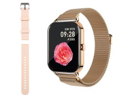 Smartwatch X16 Bluetooth różowy