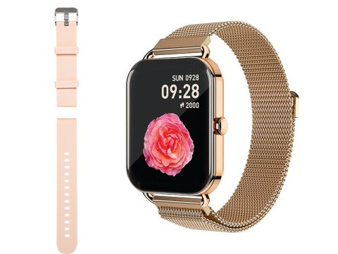 Smartwatch X16 Bluetooth różowy