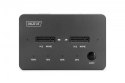 Stacja dokująca dysków z funkcją klonowania | USB-C 3.2 Gen2 10Gbps | SSD M.2 NVMe (max. 2x 4TB) | Funkcja Offline Clone | Czarn
