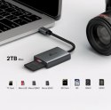 Adapter USB Type-C to SD & microSD 3.0 UA430C SPEC: 1 × USB-C Connector,1 × SD + 1 × microSD(TF) up to 200MBps 