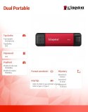 Dysk zewnętrzny SSD 1TB DualPortable USB-A/C 3.2 Gen2