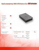 Dysk zewnętrzny HDD 4TB Store n Go USB 3.0 53223