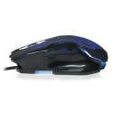 Mysz USB dla graczy, 2400 DPI, czarna
