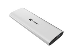 Obudowa SSD zewnętrzna RHINO M.2 NVME USB-C 3.2 arctic silver