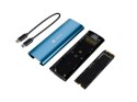 Obudowa SSD zewnętrzna RHINO M.2 NVME USB-C 3.2 horizon blue