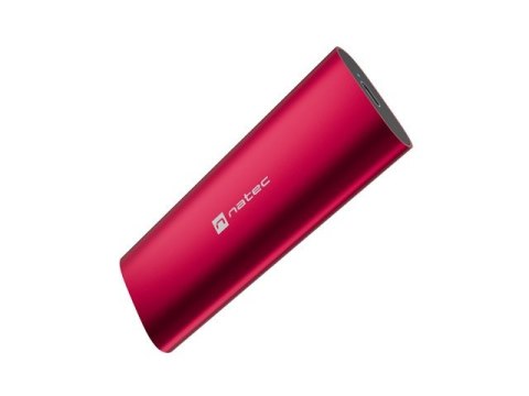 Obudowa SSD zewnętrzna RHINO M.2 NVME USB-C 3.2 ruby red