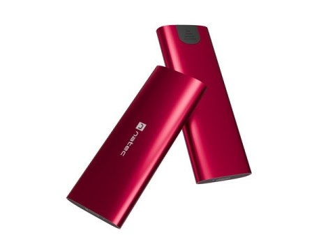 Obudowa SSD zewnętrzna RHINO M.2 NVME USB-C 3.2 ruby red